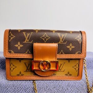 Louis Vuitton Dauphine East West Monogram Crossbody Bag